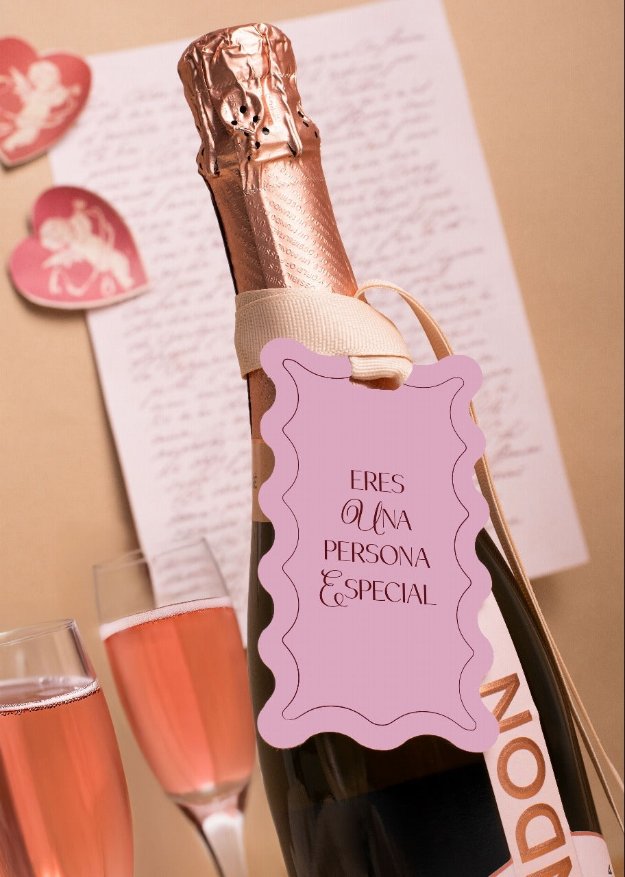 Chandon Rosé con Rosas Rojas