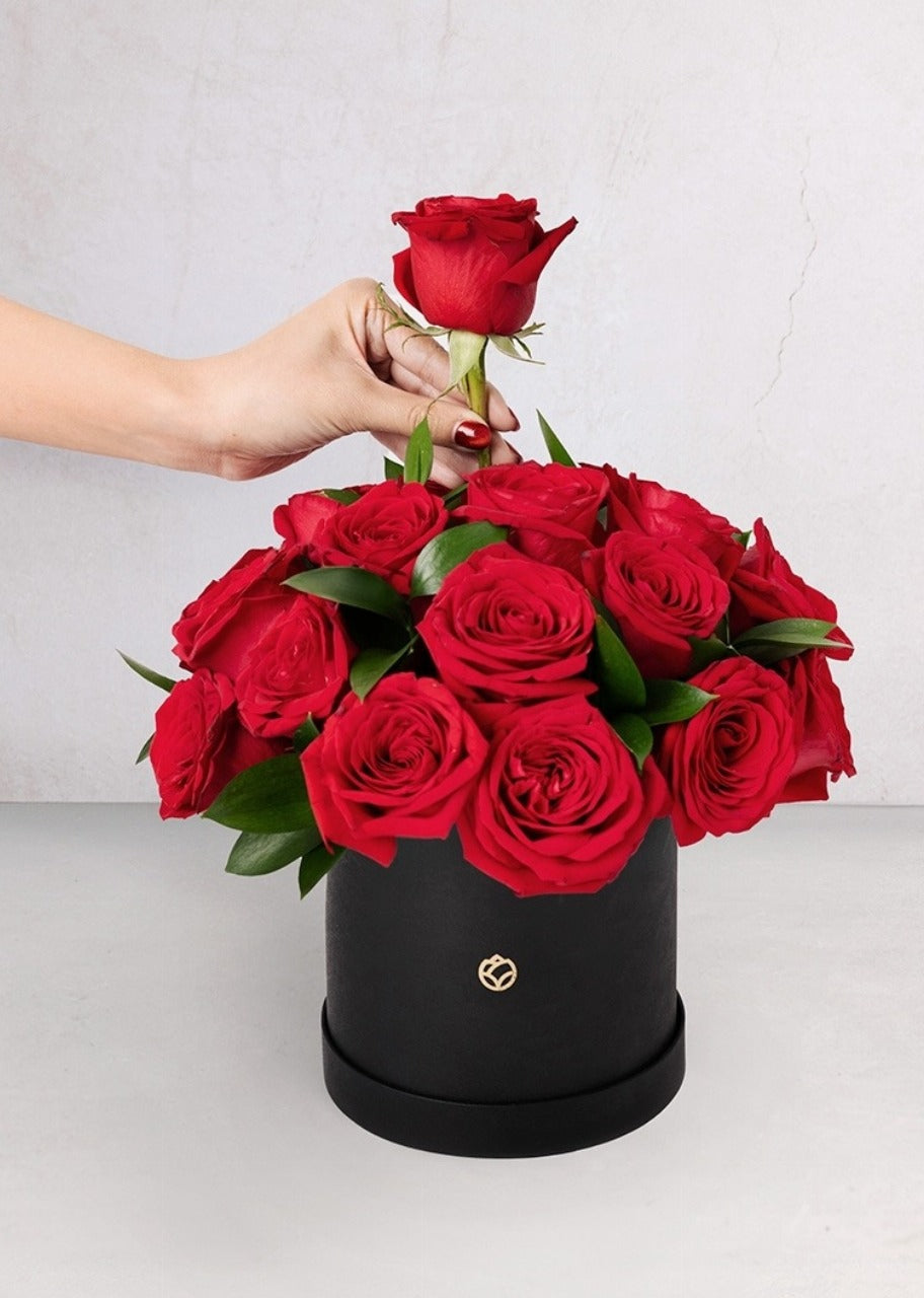 Chandon Rosé con Rosas Rojas